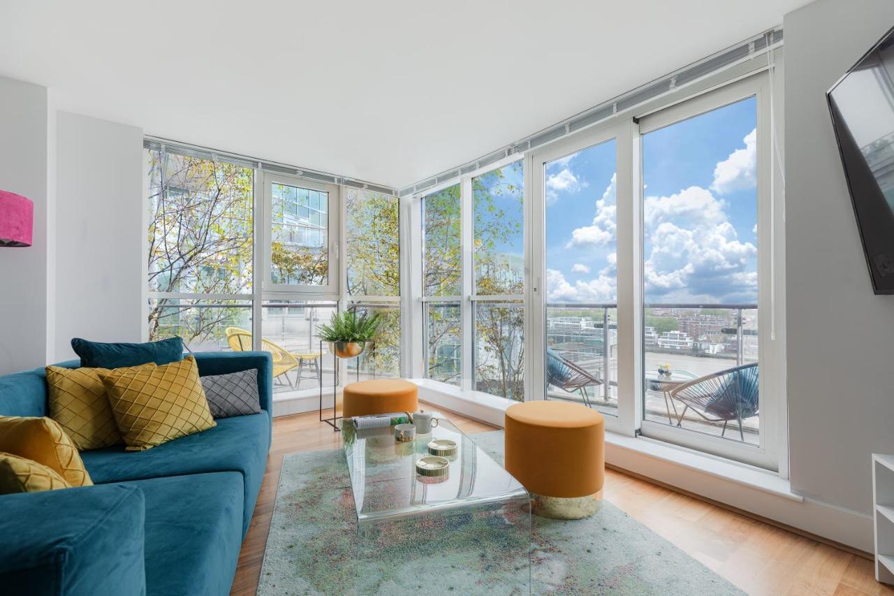 Best Thames View In Town! Large Luxxe Nomad Design Family Home London Kültér fotó