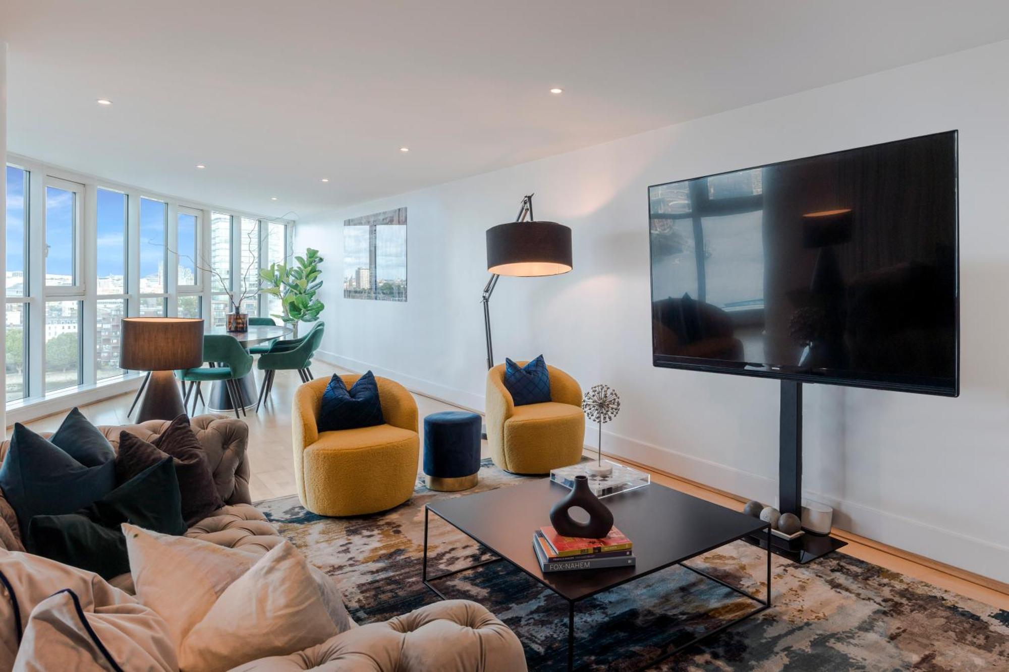 Best Thames View In Town! Large Luxxe Nomad Design Family Home London Kültér fotó