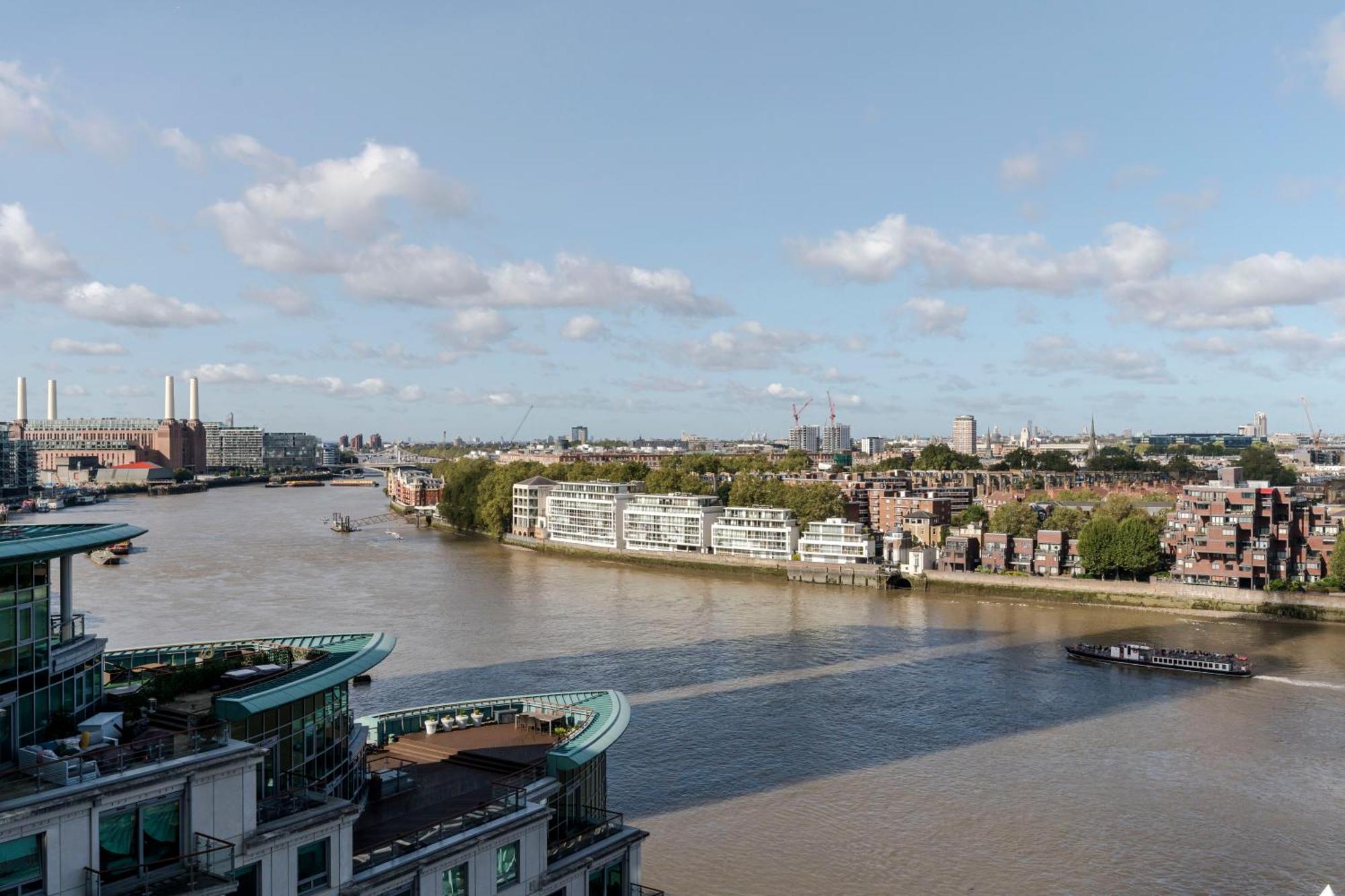 Best Thames View In Town! Large Luxxe Nomad Design Family Home London Szoba fotó