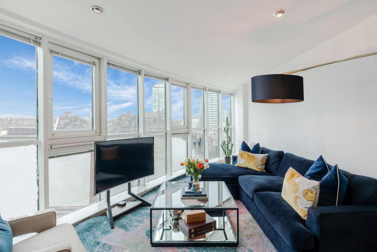 Best Thames View In Town! Large Luxxe Nomad Design Family Home London Kültér fotó